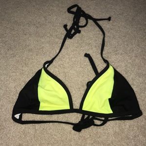 Vs pink triangle swim top